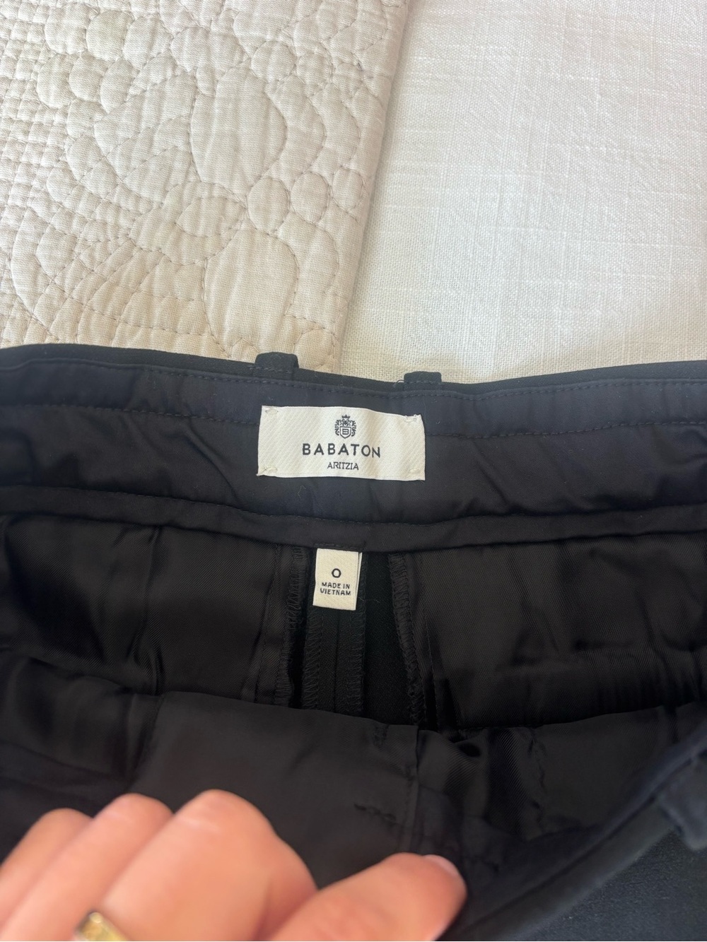 Aritzia Black Agency Mini Shorts - Picture 2 of 3
